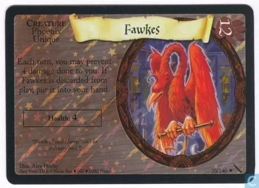 Harry Potter - The Chamber of Secrets - Fawkes Foil