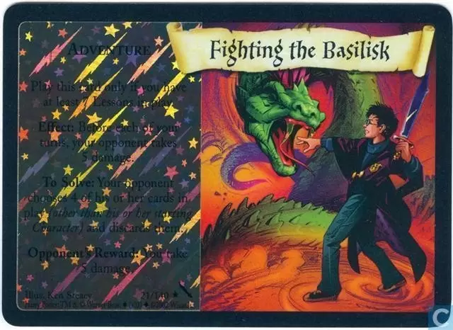 Harry Potter - The Chamber of Secrets - Fighting the Basilisk Foil