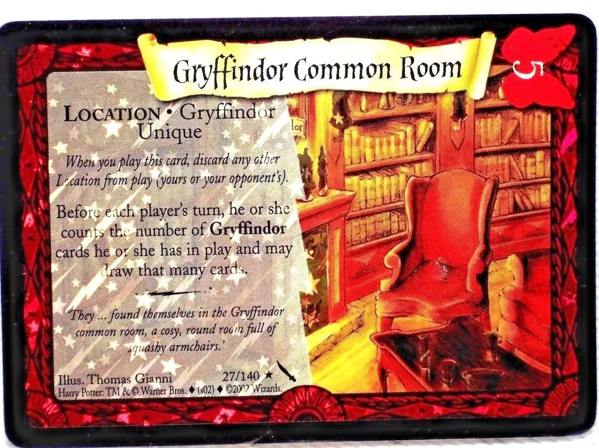 Harry Potter - The Chamber of Secrets - Gryffindor Common Room Foil
