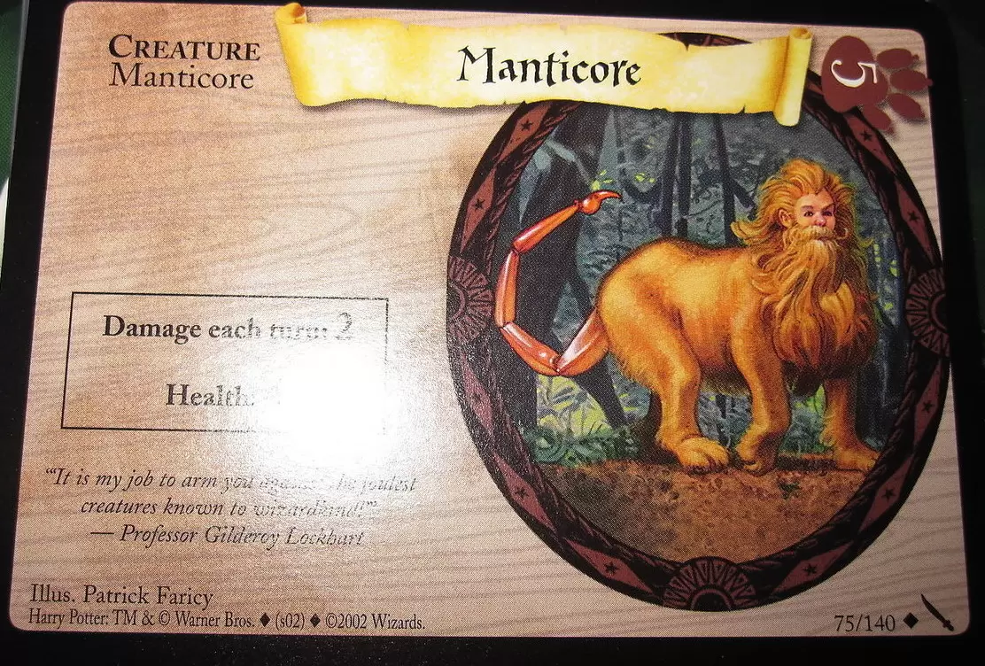 Harry Potter - The Chamber of Secrets - Manticore