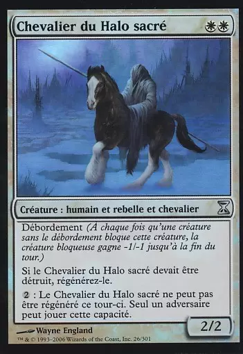 Spirale Temporelle - Chevalier du Halo sacré Foil