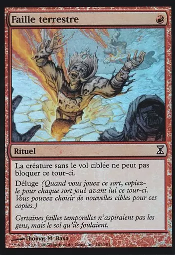 Spirale Temporelle - Faille terrestre Foil