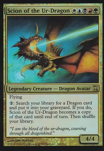 Spirale Temporelle - Scion de l\'Ur-Dragon Foil