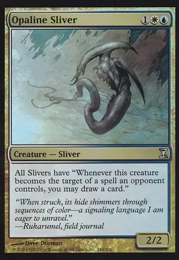Spirale Temporelle - Slivoïde opalin Foil