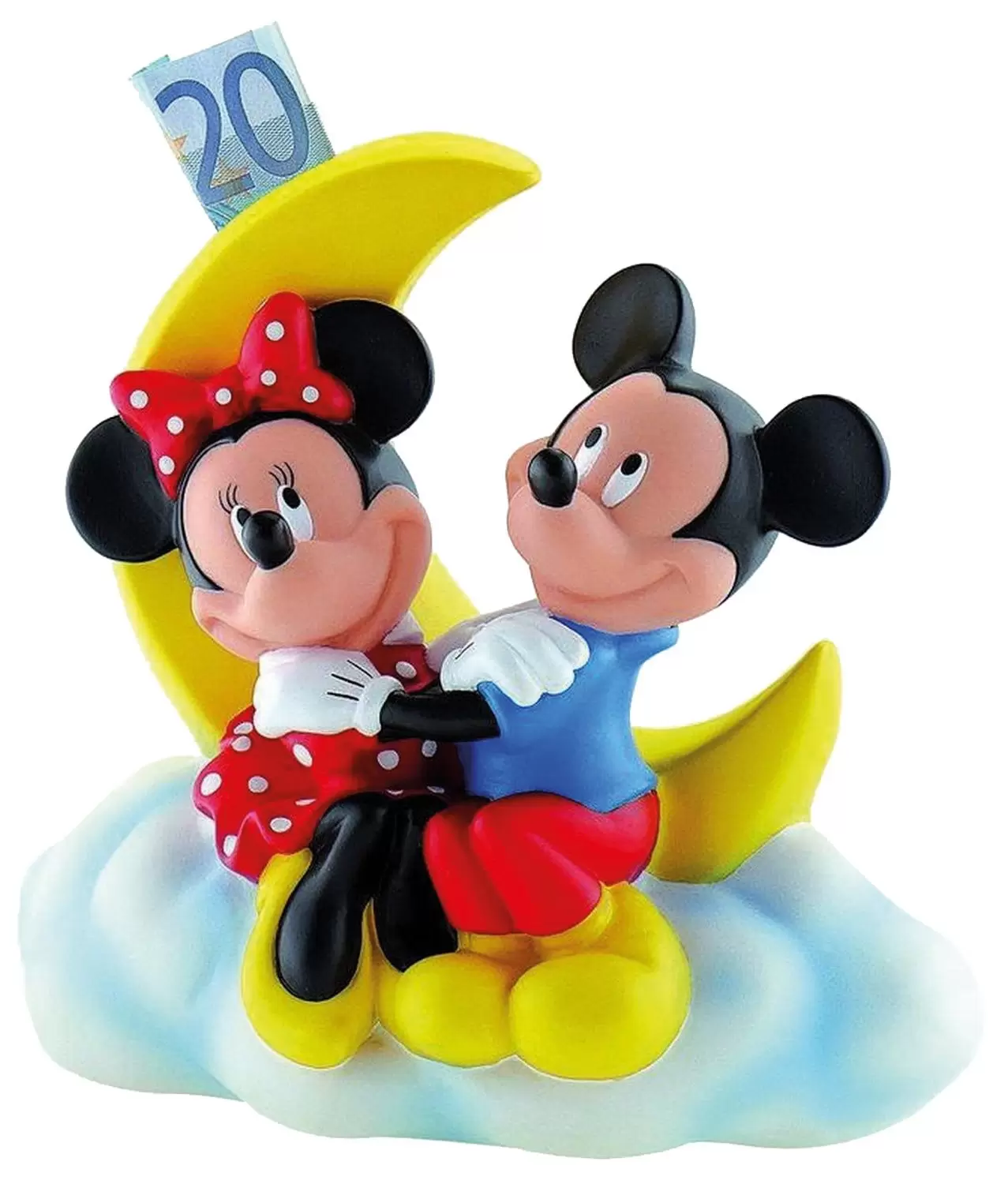 Bullyland - Mickey & Minnie Moon Money Box