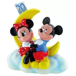 Tirelire Mickey & Minnie Lune