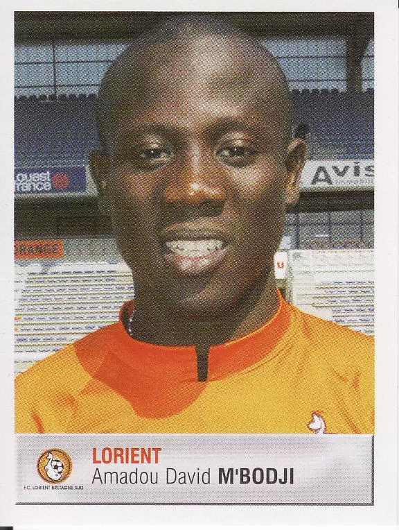 Foot 2007  - Championnat de France De L1 et L2 - Amadou David M\'bodji - Lorient