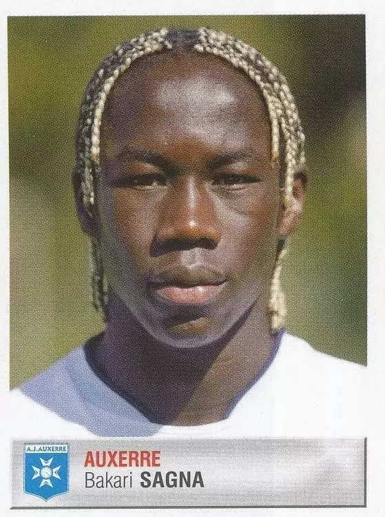 Foot 2007  - Championnat de France De L1 et L2 - Bakari Sagna - Auxerre