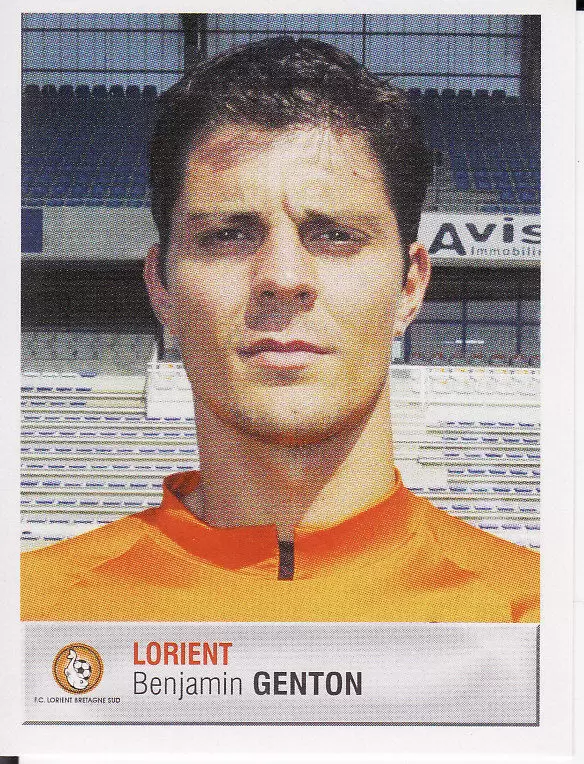 Foot 2007  - Championnat de France De L1 et L2 - Benjamin Genton - Lorient