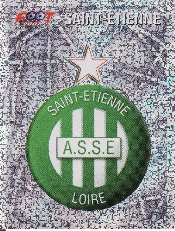 Foot 2007  - Championnat de France De L1 et L2 - Saint-Étienne Écusson - Saint-Étienne