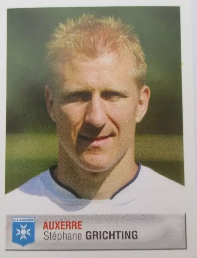 Foot 2007  - Championnat de France De L1 et L2 - Stéphane Grichting - Auxerre