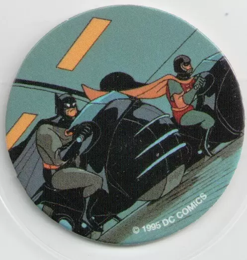 Batman Waddingtons - Batman & Robin on Batcycle