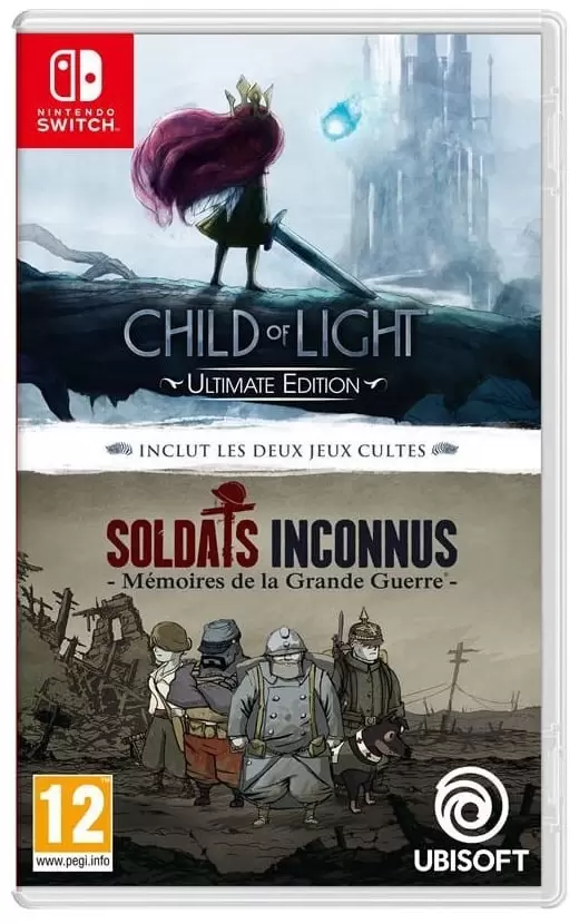Jeux Nintendo Switch - Child Of Light (Ultimate Edition) + Soldats Inconnus