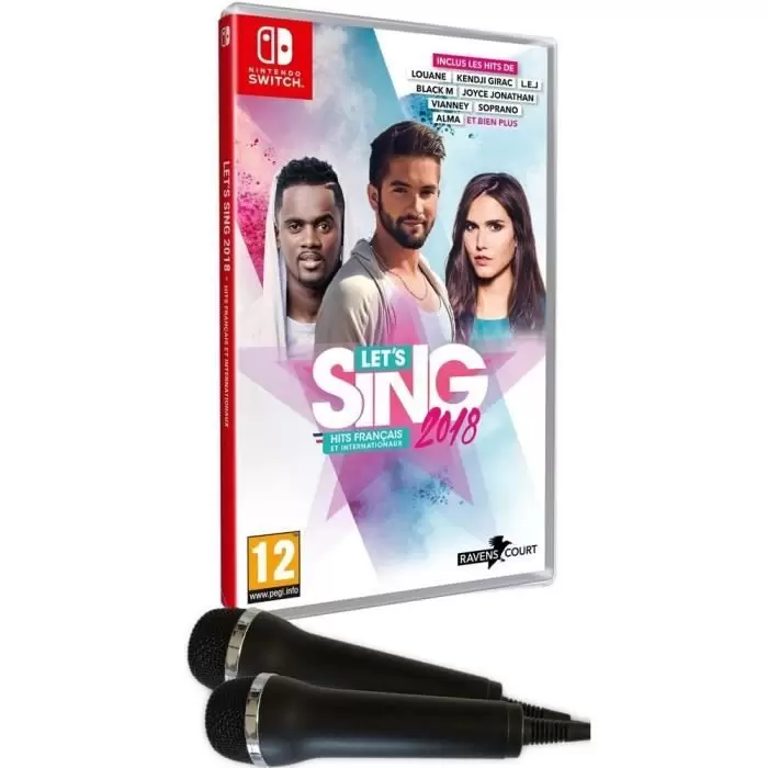 Let's Sing 2018 + 2 microphones - Jeux Nintendo Switch