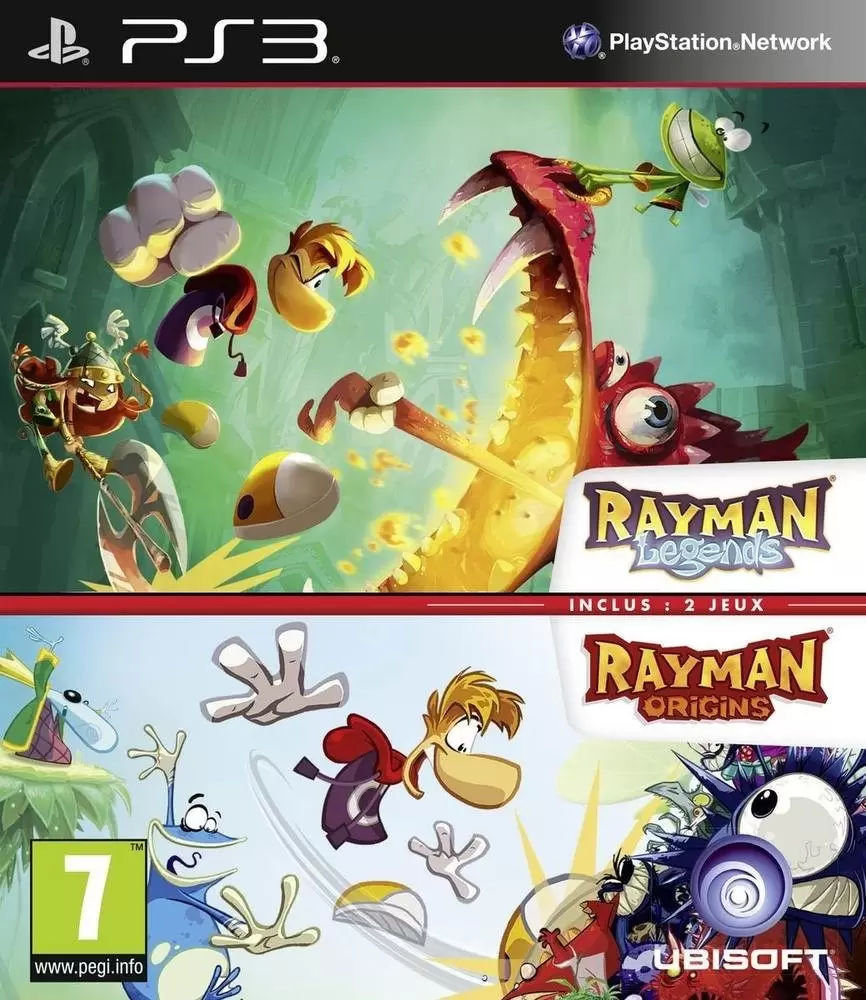 PS3 Games - Rayman Legends + Rayman Origins