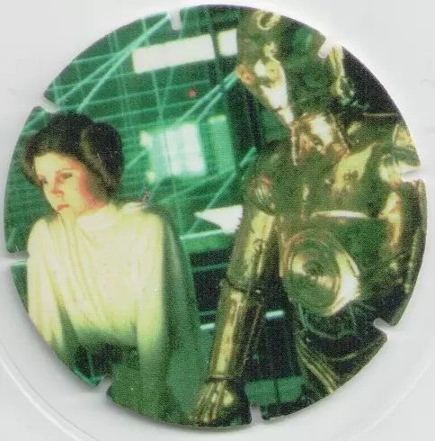 Tazos The Star Wars Trilogy Edition - Princess Leia & C-3PO
