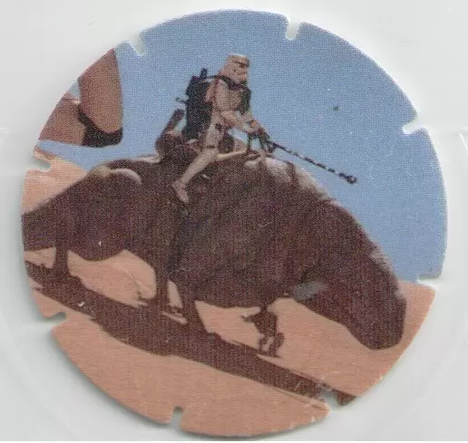 Tazos The Star Wars Trilogy Edition - Sandtrooper On A Dewback