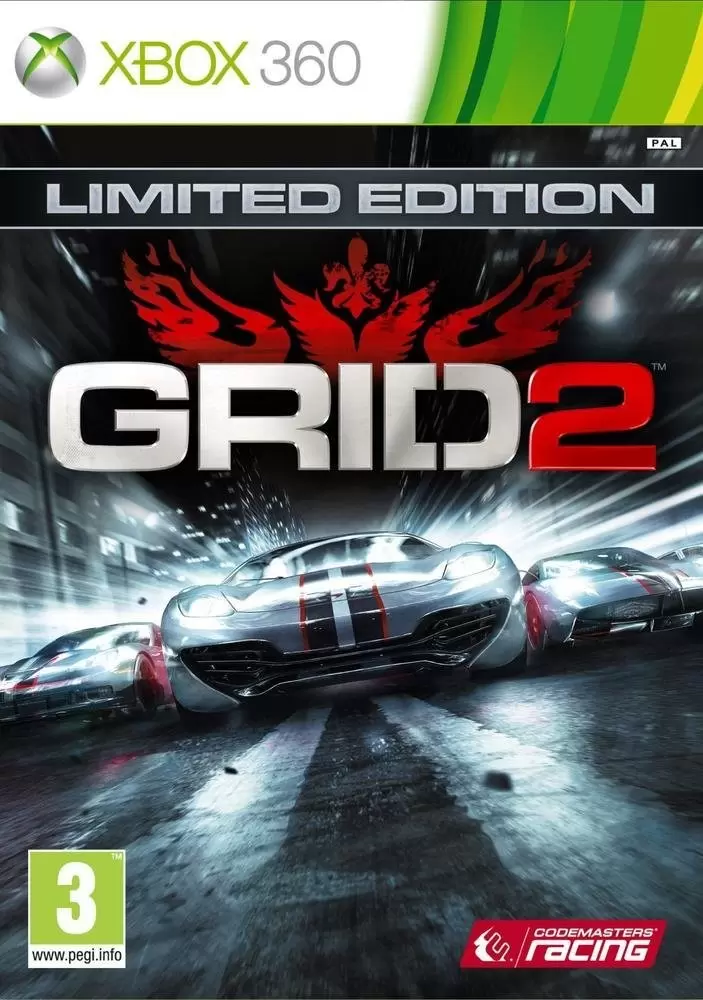 XBOX 360 Games - GRID 2 - Limited Edition