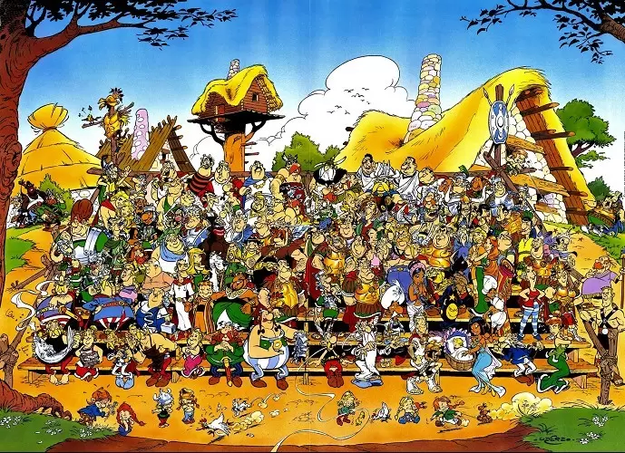 Statuettes Astérix - Poster