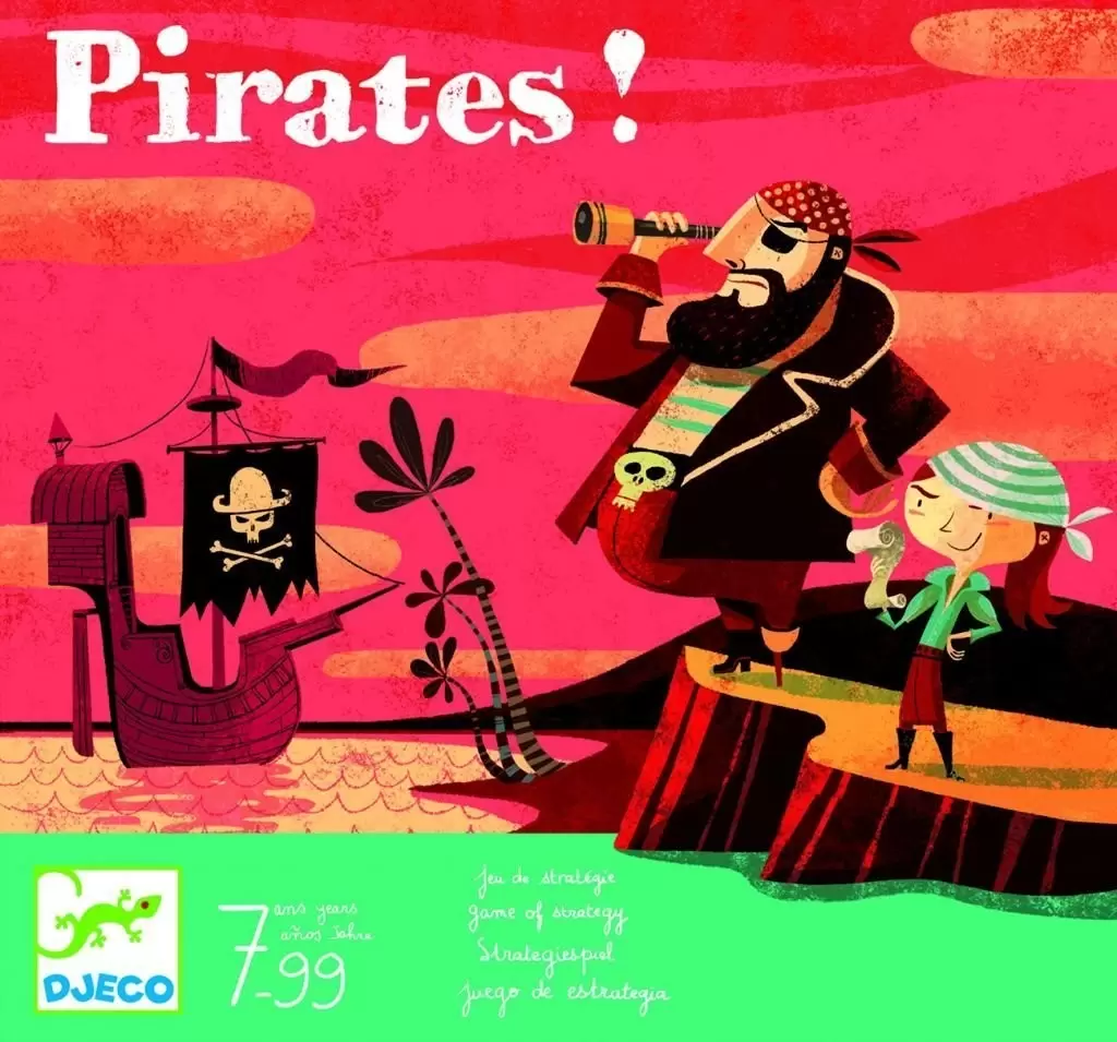 DJECO - Jeux de carte - Pirates !