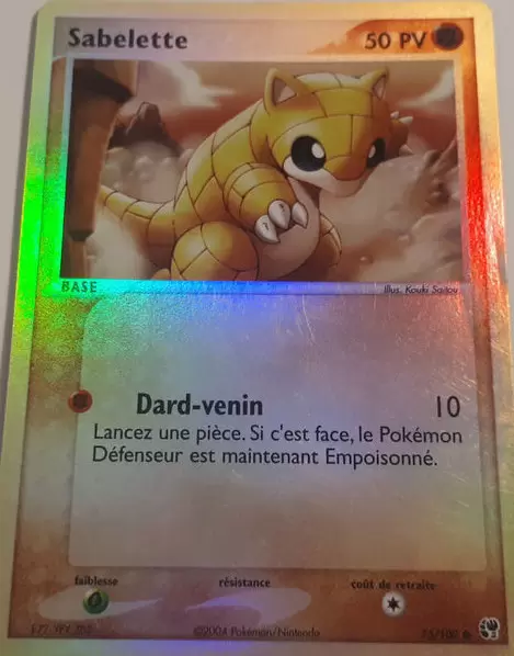 EX Tempête de Sable - Sabelette Reverse