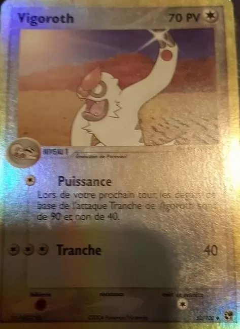 EX Tempête de Sable - Vigoroth Reverse
