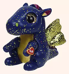 Ty Mini Boos Collectible Série 3 - Blue Dragon - Mystery Chaser