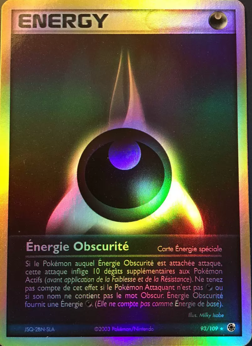 EX Rubis & saphir - Énergie Obscurité Reverse