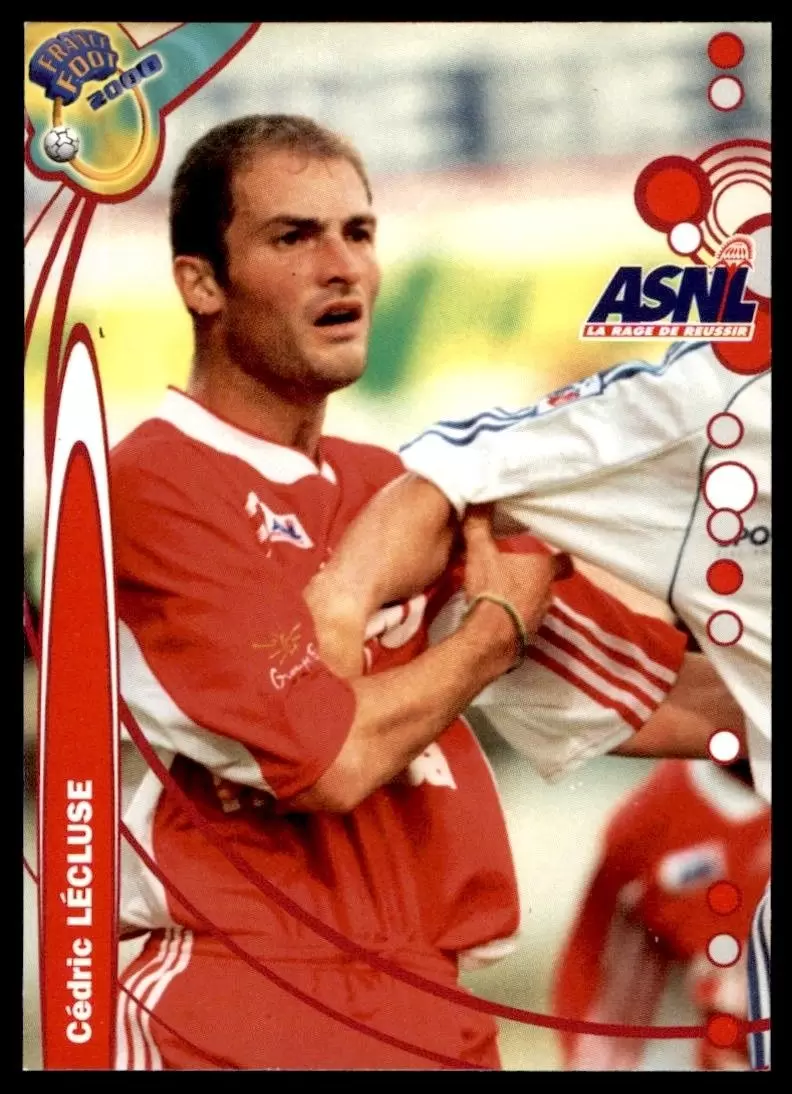 DS France Foot 1999-2000 Division 1 - Cedric Lecluse - AS Nancy-Lorraine