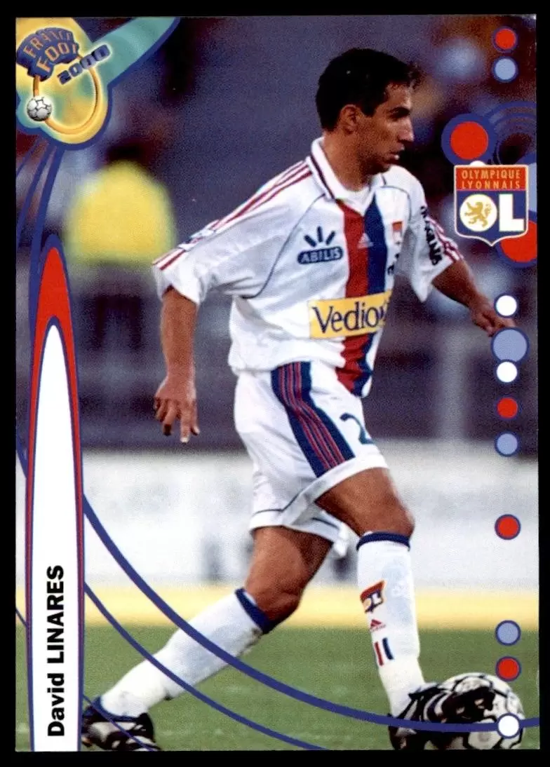 DS France Foot 1999-2000 Division 1 - David Linares - Lyon