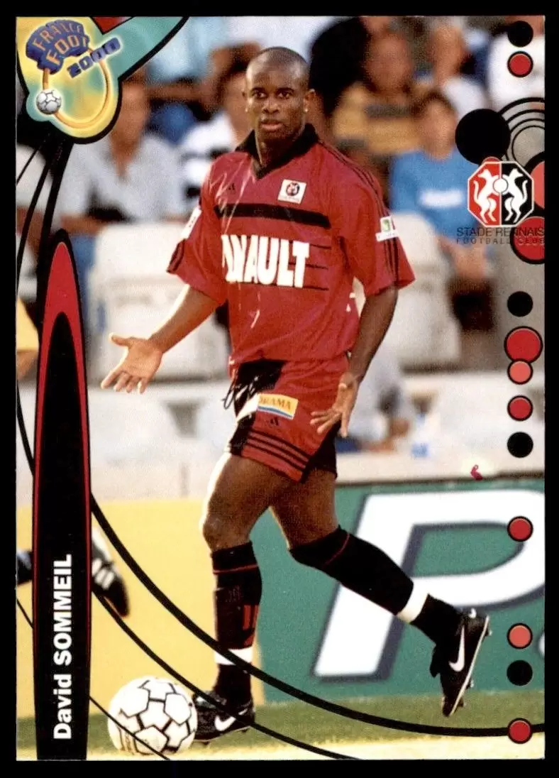 DS France Foot 1999-2000 Division 1 - David Sommeil - Rennes
