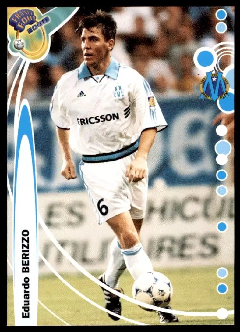 DS France Foot 1999-2000 Division 1 - Eduardo Berizzo - Olympic Marseille