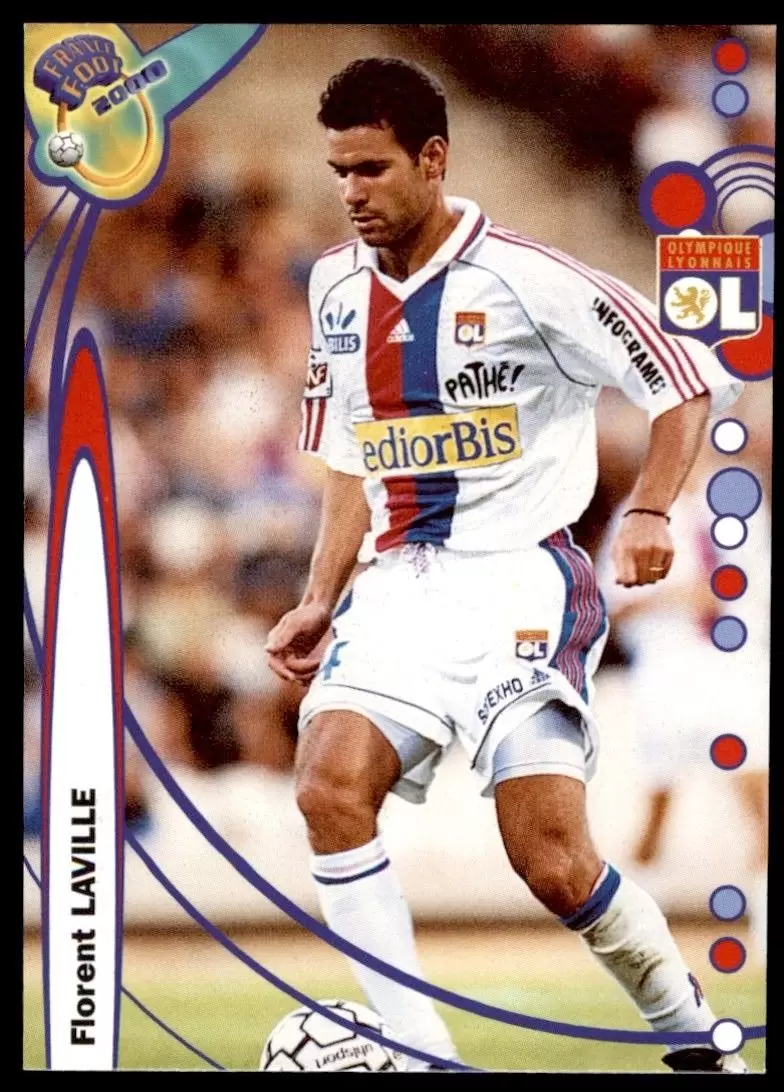 DS France Foot 1999-2000 Division 1 - Florent Laville - Lyon