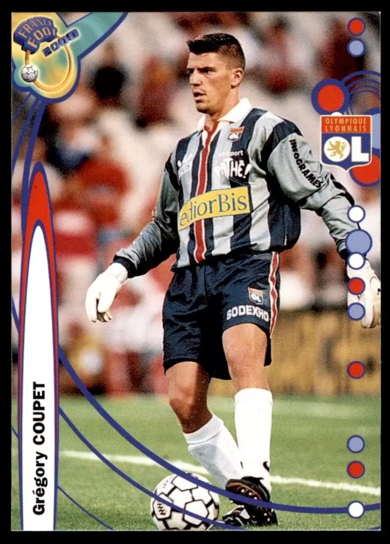 DS France Foot 1999-2000 Division 1 - Gregory Coupet - Lyon