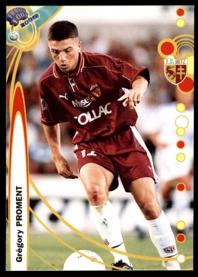 DS France Foot 1999-2000 Division 1 - Gregory Proment - FC Metz