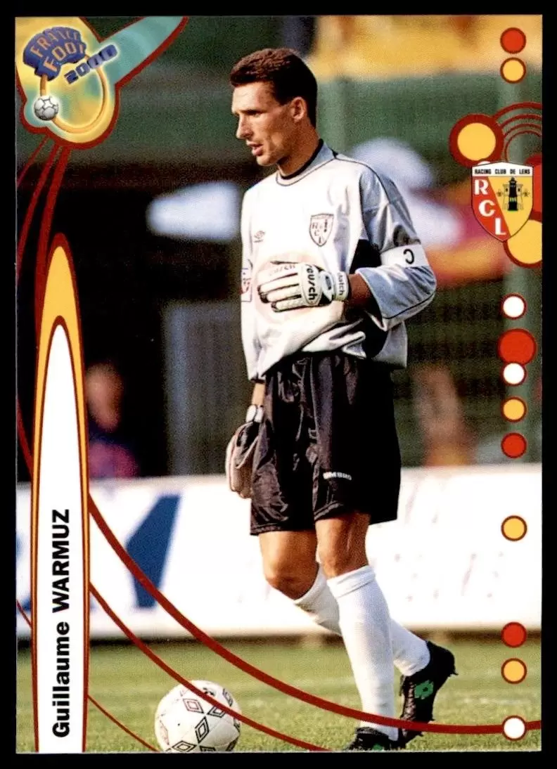 DS France Foot 1999-2000 Division 1 - Guillaume Warmuz - Lens