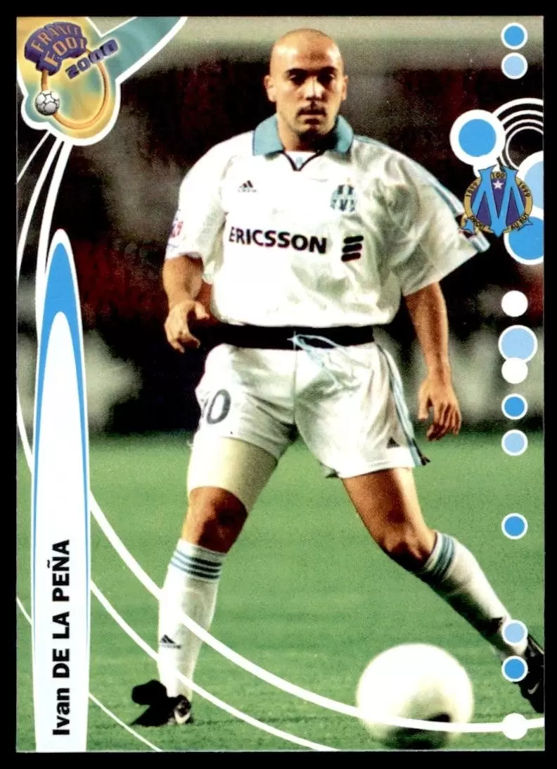 DS France Foot 1999-2000 Division 1 - Ivan De la Pena - Olympic Marseille