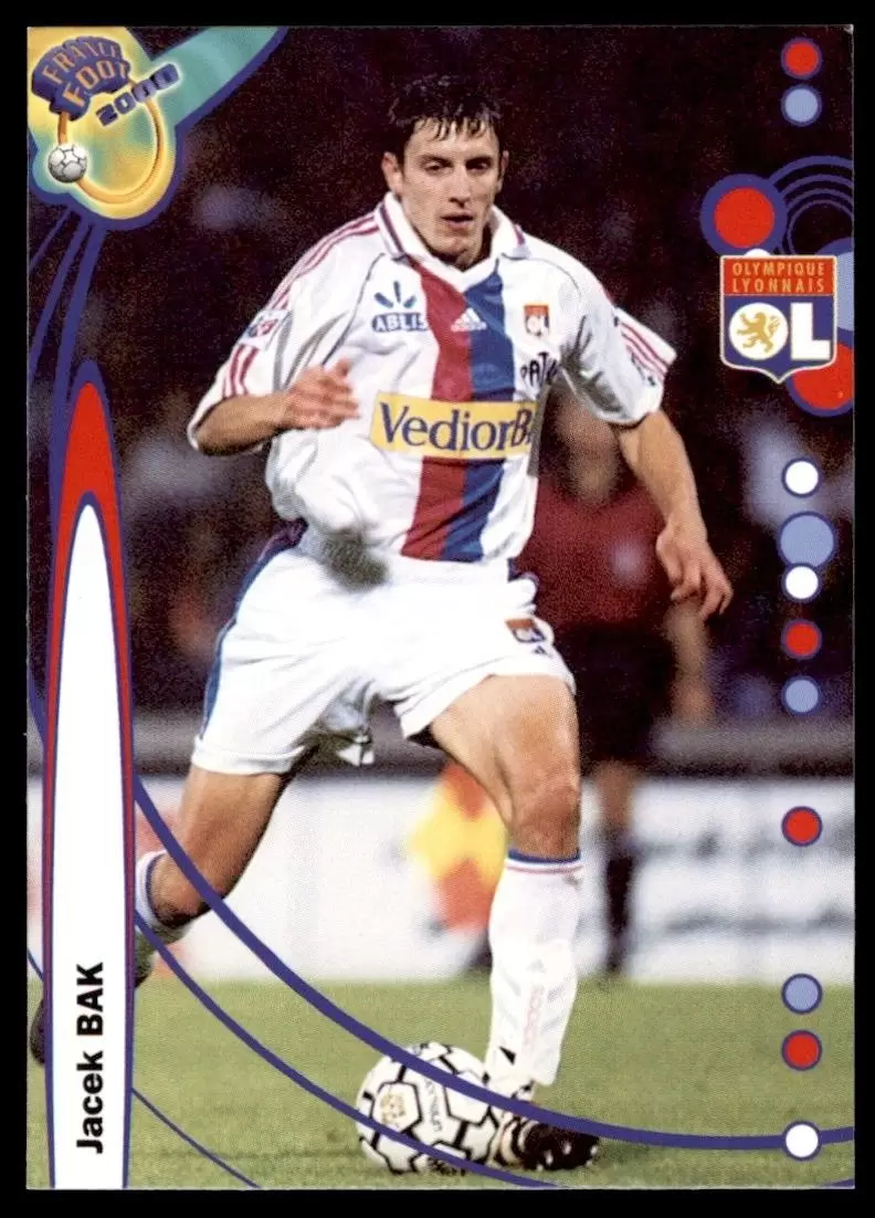 DS France Foot 1999-2000 Division 1 - Jacek Bak - Lyon