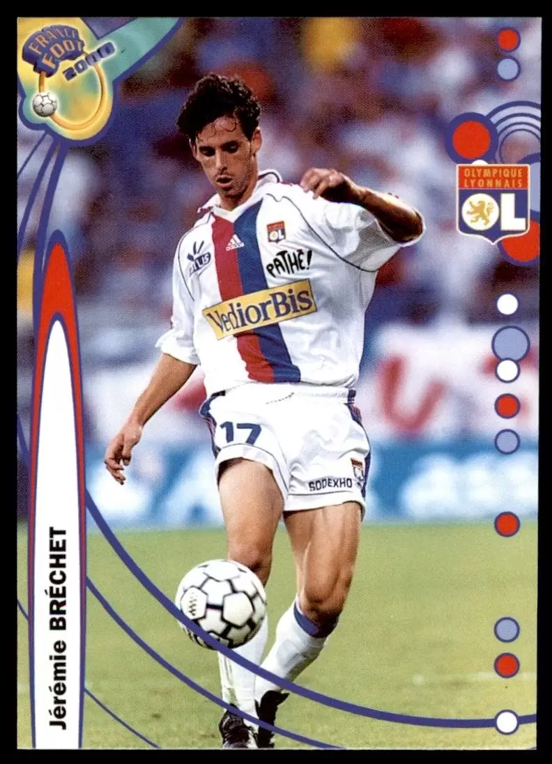 DS France Foot 1999-2000 Division 1 - Jeremie Brechet - Lyon