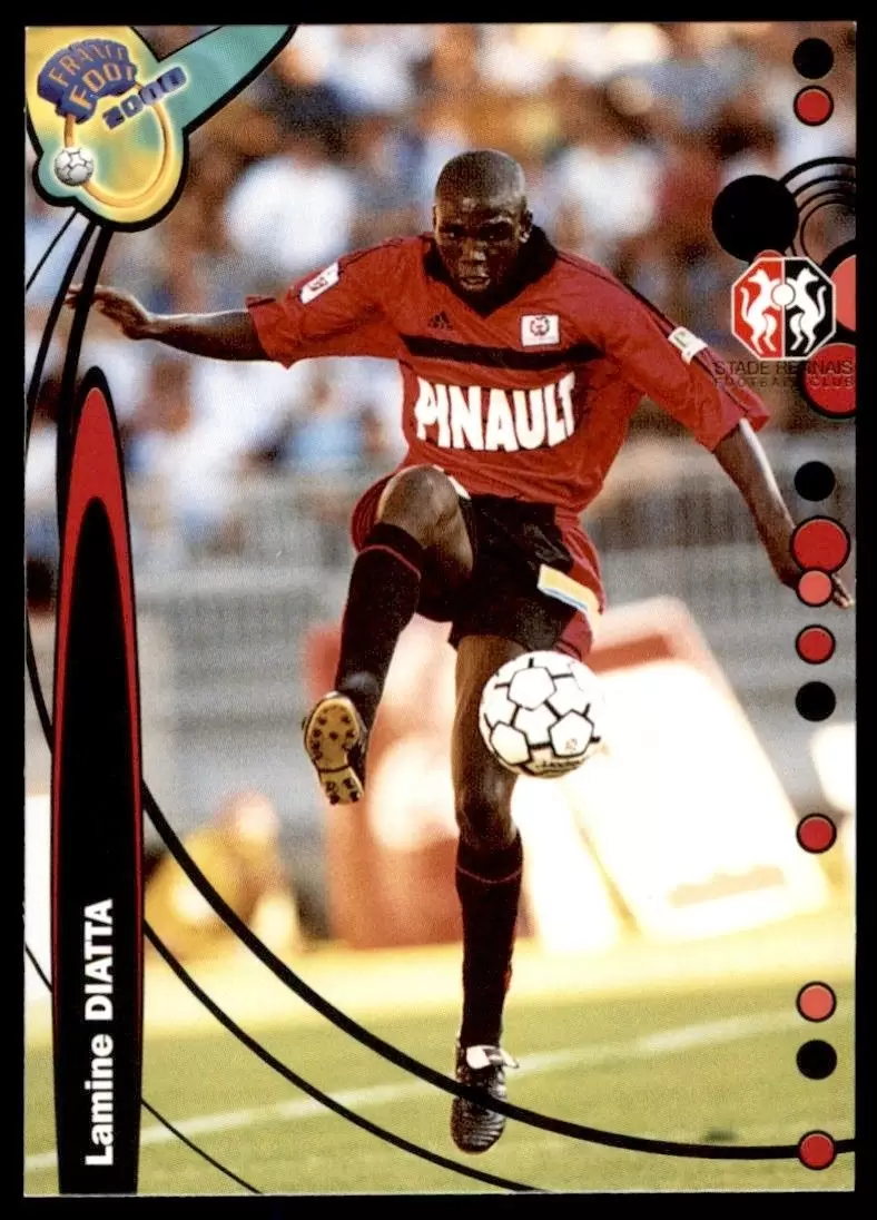 DS France Foot 1999-2000 Division 1 - Lamine Diatta - Rennes