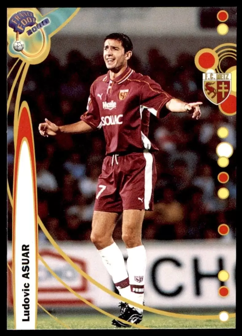 DS France Foot 1999-2000 Division 1 - Ludovic Asuar - FC Metz