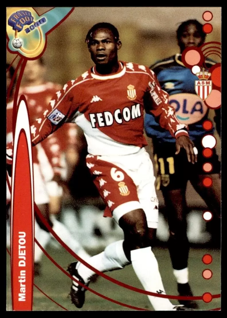 DS France Foot 1999-2000 Division 1 - Martin Djetou - AS Monaco