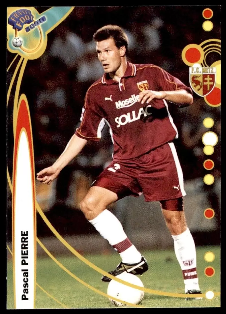 DS France Foot 1999-2000 Division 1 - Pascal Pierre - FC Metz
