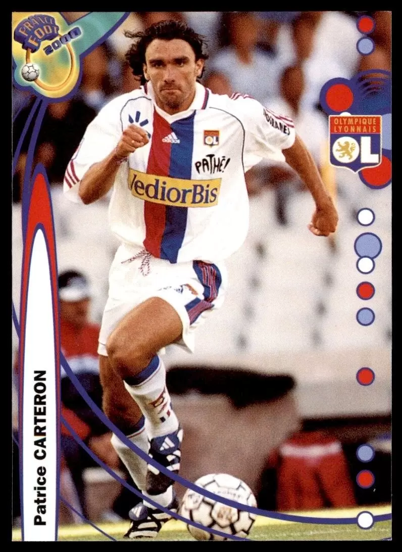 DS France Foot 1999-2000 Division 1 - Patrice Carteron - Lyon