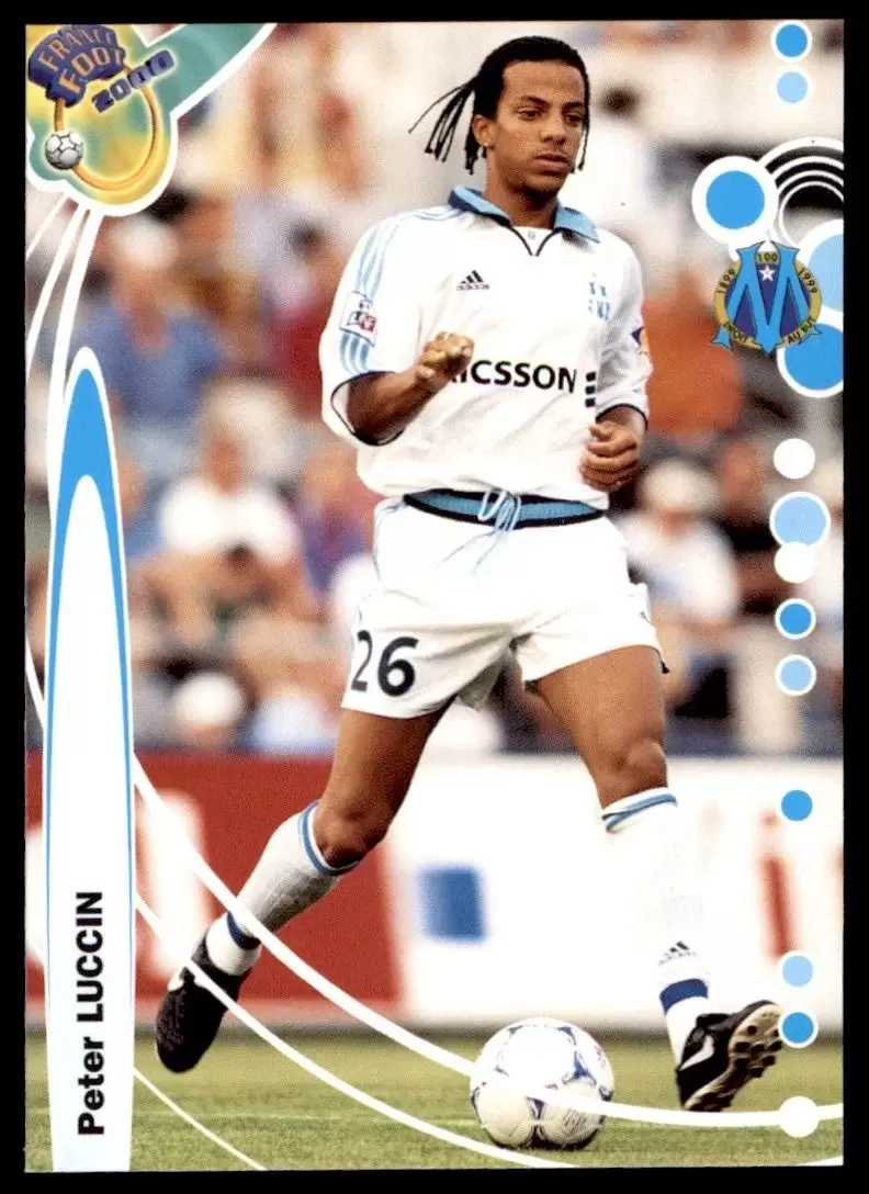 DS France Foot 1999-2000 Division 1 - Peter Luccin - Olympic Marseille