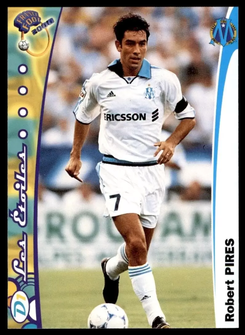 DS France Foot 1999-2000 Division 1 - Robert Pires - Olympic Marseille