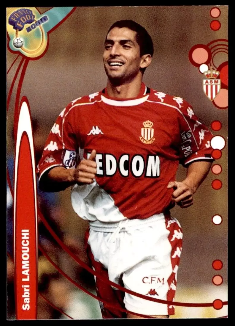 DS France Foot 1999-2000 Division 1 - Sabri Lamouchi - AS Monaco