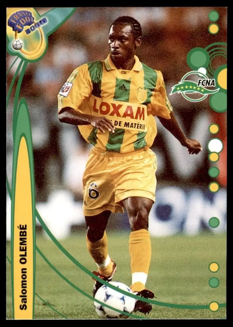 DS France Foot 1999-2000 Division 1 - Salomon Olembe - FC Nantes
