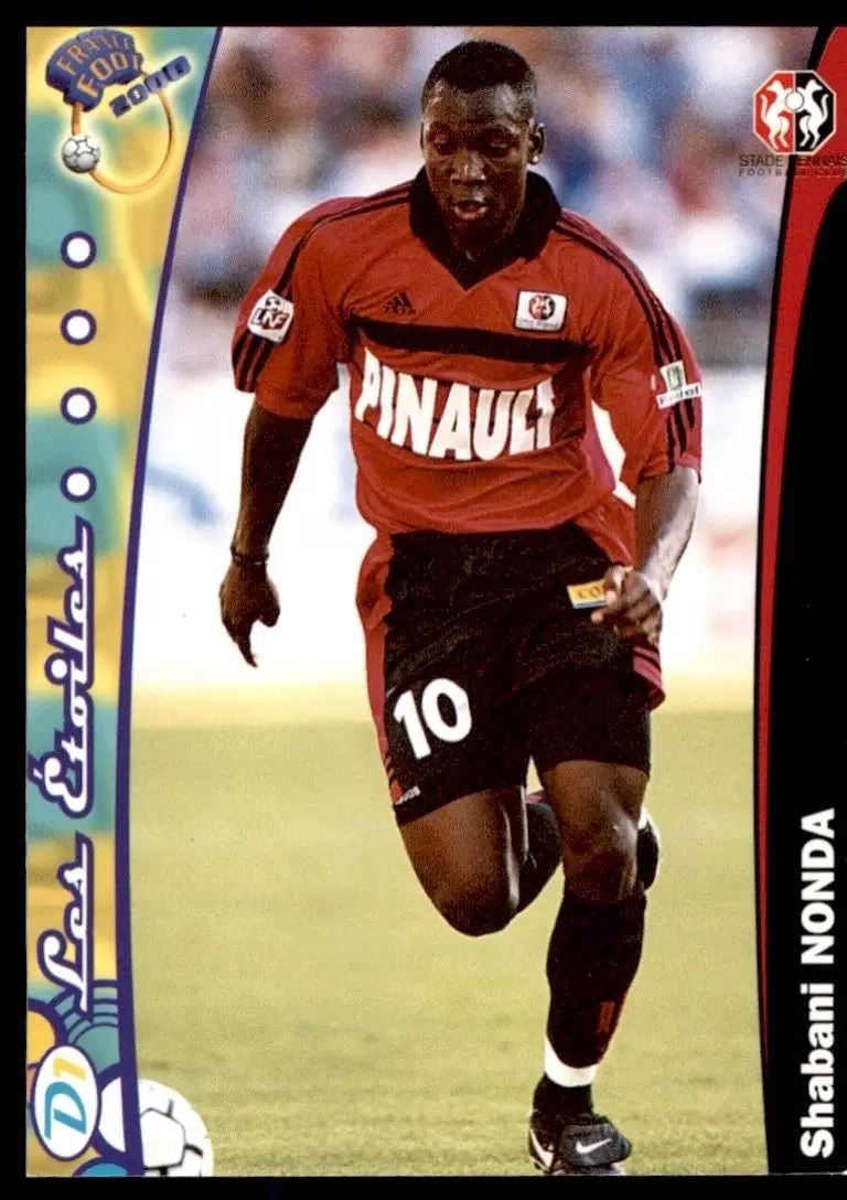 DS France Foot 1999-2000 Division 1 - Shabani Nonda - Rennes