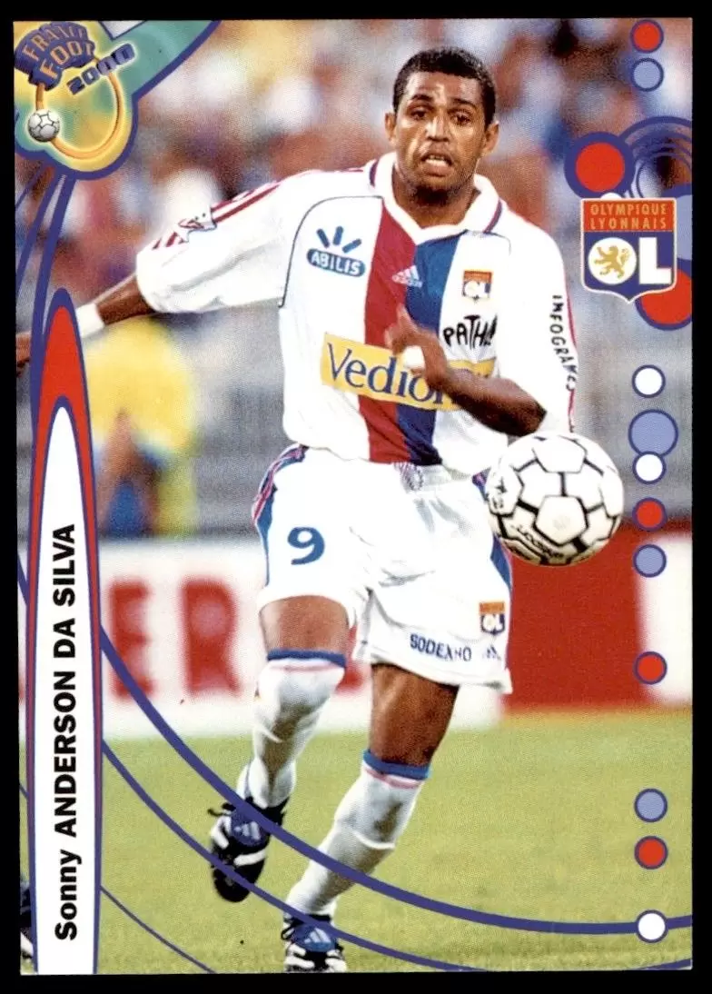 DS France Foot 1999-2000 Division 1 - Sonny Anderson - Lyon